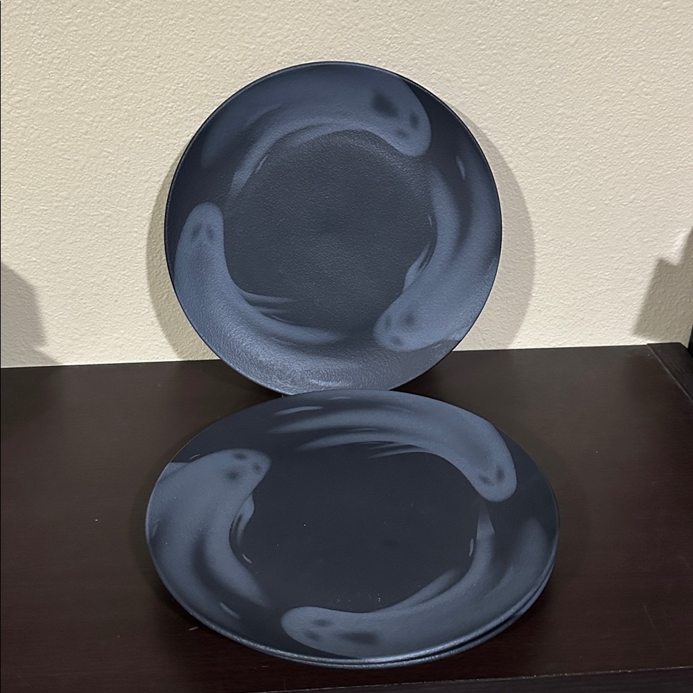 Mesa Brasil Halloween Spooky Ghosts dinner plates set of 3